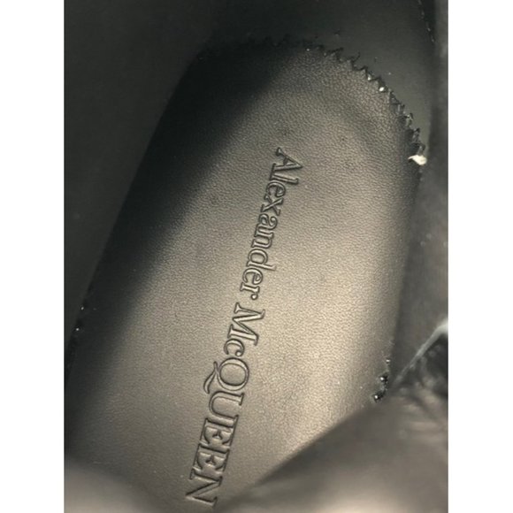 Alexander Mcqueen Black Tread Slick Boot Sneakers Size Eu:40.5 - Picture 10 of 12